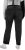 Ulla Popken Side Stripe Stretch Fit Boyfriend Jeans Black - Jeans & Pantaloni Donna Taglie Comode – Plus Size - 