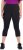 Ulla Popken Cropped High Waisted Leggings Black - Jeans & Pantaloni Donna Taglie Comode – Plus Size - 