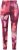 Ulla Popken Abstract Print Ski Leggings Red - Jeans & Pantaloni Donna Taglie Comode – Plus Size - Jeans e Pantaloni Donna, EU 42-70