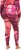 Ulla Popken Abstract Print Ski Leggings Red - Jeans & Pantaloni Donna Taglie Comode – Plus Size - Jeans e Pantaloni Donna, EU 42-70