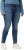 Ulla Popken Textured Stripe Sarah Slim Fit Jeans Blue - Jeans & Pantaloni Donna Taglie Comode – Plus Size - Jeans e Pantaloni Donna, EU 42-70