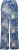 Ulla Popken Paisley Straight Leg Pull On Pants Blue - Jeans & Pantaloni Donna Taglie Comode – Plus Size - 
