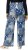 Ulla Popken Paisley Straight Leg Pull On Pants Blue - Jeans & Pantaloni Donna Taglie Comode – Plus Size - 