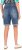 Ulla Popken Palm Print Denim Bermuda Shorts Blue Denim - Jeans & Pantaloni Donna Taglie Comode – Plus Size - 