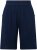 Ulla Popken Muslin Elastic Waist Wide Leg Shorts Blue - Jeans & Pantaloni Donna Taglie Comode – Plus Size - 