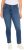 Ulla Popken Fringed Hem Stretch Fit Jeans Denim Blue - Jeans & Pantaloni Donna Taglie Comode – Plus Size - 