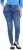 Ulla Popken Lightly Distressed Slim Leg Jeans Blue - Jeans & Pantaloni Donna Taglie Comode – Plus Size - 