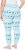 Ulla Popken Alpine Striped Plush Loungewear Pants Blue - Jeans & Pantaloni Donna Taglie Comode – Plus Size - 