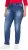 Ulla Popken Tapered Leg Lightly Distressed Jeans Denim Blue - Jeans & Pantaloni Donna Taglie Comode – Plus Size - 