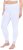 Ulla Popken Lace Trim Leggings White - Jeans & Pantaloni Donna Taglie Comode – Plus Size - 