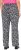 Ulla Popken Leopard Print Elastic Waist Pants Black - Jeans & Pantaloni Donna Taglie Comode – Plus Size - 