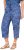 Ulla Popken Italy Print Elastic Waist Culottes Blue - Jeans & Pantaloni Donna Taglie Comode – Plus Size - Jeans e Pantaloni Donna, EU 42-70