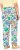 Ulla Popken Italy Print Elastic Waist Pants White - Jeans & Pantaloni Donna Taglie Comode – Plus Size - Jeans e Pantaloni Donna, EU 42-70