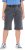 Ulla Popken Indigo Dyed Elastic Waist Jersey Shorts Black - Jeans & Pantaloni Donna Taglie Comode – Plus Size - 