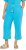 Ulla Popken Muslin Elastic Waist Culottes Blue - Jeans & Pantaloni Donna Taglie Comode – Plus Size - 