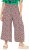 Ulla Popken Rose Wide Leg Elastic Waist Leopard Pattern Culottes Off-White - Jeans & Pantaloni Donna Taglie Comode – Plus Size - Jeans e Pantaloni Donna, EU 42-70
