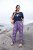 Ulla Popken Seashell Print Elastic Waist Pants Blue - Jeans & Pantaloni Donna Taglie Comode – Plus Size - 