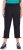 Ulla Popken Ultra Light Triple Function Cropped Softshell Pants Black - Jeans & Pantaloni Donna Taglie Comode – Plus Size - Jeans e Pantaloni Donna, EU 42-70