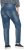 Ulla Popken Decorative Seam Stretch Fit Boyfriend Jeans Blue - Jeans & Pantaloni Donna Taglie Comode – Plus Size - Jeans e Pantaloni Donna, EU 42-70