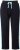 Ulla Popken Side Stripe Elastic Waist Joggers Black - Jeans & Pantaloni Donna Taglie Comode – Plus Size - 