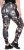 Ulla Popken Abstract Print Quick Dry Sports Leggings Black - Jeans & Pantaloni Donna Taglie Comode – Plus Size - 