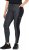 Ulla Popken Quick Drying Leopard Print Sport Leggings Black - Jeans & Pantaloni Donna Taglie Comode – Plus Size - Jeans e Pantaloni Donna, EU 42-70