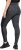 Ulla Popken Quick Drying Leopard Print Sport Leggings Black - Jeans & Pantaloni Donna Taglie Comode – Plus Size - Jeans e Pantaloni Donna, EU 42-70