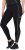 Ulla Popken Neon Seam Quick Drying Performance Leggings Black - Jeans & Pantaloni Donna Taglie Comode – Plus Size - 