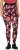 Ulla Popken Abstract Flower Print Performance Leggings Red - Jeans & Pantaloni Donna Taglie Comode – Plus Size - Jeans e Pantaloni Donna, EU 42-70