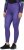 Ulla Popken Neon Zebra Print Performance Leggings Purple - Jeans & Pantaloni Donna Taglie Comode – Plus Size - 