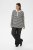 Kaffe Curve Miana Long Sleeve Polo Chalk with Black Stripe - Polo - 