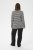 Kaffe Curve Miana Long Sleeve Polo Chalk with Black Stripe - Polo - 