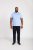 D555 Talbot Pique with Jacquard Collar Polo Shirt Blue - Polo - Polo Uomo Taglie Forti