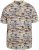 North Latitude 61133 Polo Piqué con Stampa All-Over Sabbia - Polo - Polo Uomo Taglie Forti