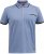 D555 Talbot Pique with Jacquard Collar Polo Shirt Blue - Polo - Polo Uomo Taglie Forti