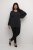 Kaffe Curve Lini Knit Maglione Nero Oyster - Felpe & felpe con cappuccio - 
