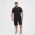 North Latitude Pyjama Shorts Black - Pigiami/Loungewear - Pigiama Uomo Taglie Forti