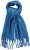 Ulla Popken Trendy Boucle Yarn Fringe Knit Scarf Teal Blue - Accessori - 