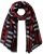 Ulla Popken Be Happy Statement Print Scarf Navy - Accessori - 