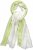 Ulla Popken Ombre Linen Blend Scarf Lime Green - Accessori - 