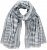 Ulla Popken Striped Statement Scarf Grey - Accessori - 