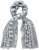 Ulla Popken Striped Statement Scarf Grey - Accessori - 