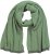 Ulla Popken Two Tone Knit Scarf Sage Green - Accessori - 