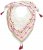 Ulla Popken Tassel Embroidery Scarf Snow White - Accessori - 