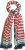 Ulla Popken Mix Stripe Scarf Forest Green - Accessori - 