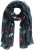 Ulla Popken Love Lightweight Scarf Navy - Accessori - 