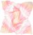 Ulla Popken Square Tie Dye Scarf Light Pink - Accessori - 