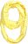 Ulla Popken Striped Infinity Scarf Lemon Yellow - Accessori - 