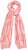 Ulla Popken Tie Dye Striped Scarf Magenta Pink - Accessori - 