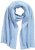 Ulla Popken Ribbed Knit Scarf Blue - Accessori - 